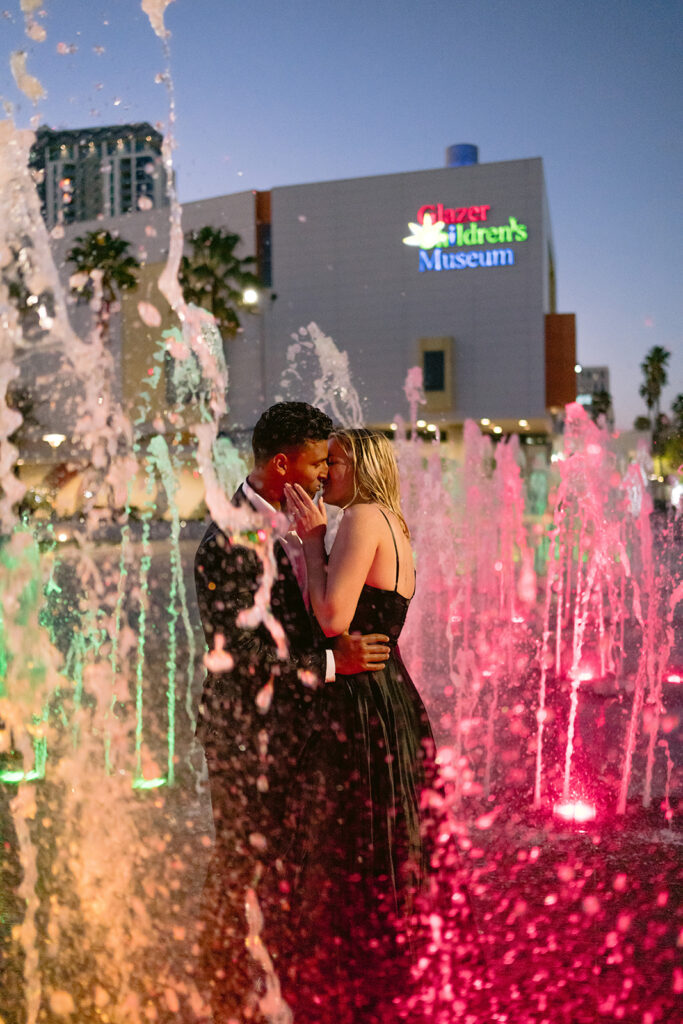 Downtown Tampa Engagement Session at Curtis Hixon Park